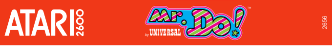 Mr. Do! logo for Atari 2600